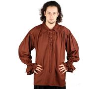 Costume cosplay poeta rinascimentale pirata medievale John Cook camicia C1007