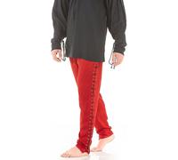 Costume cosplay rinascimentale pirata medievale pantaloni della morte gotici