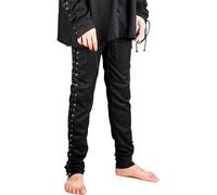 Costume cosplay rinascimentale pirata medievale pantaloni della morte gotici