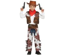 Costume Cowboy Bambino Tg. 7-9 Vestito Carnevale