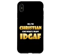 Costume cristiano IDGAF divertente meme cristiani di Halloween Custodia per iPhone XS Max