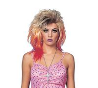 Costume Culture Parrucca Glam da donna anni '80, Multi, taglia unica