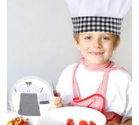 Costume Cuoco Bambino Grembiule Cappello Da Chef Bambini Gruppi Per Cappelli