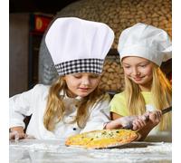 Costume Cuoco Bambino Set Chef Cappello Da Per Bambini Grembiule
