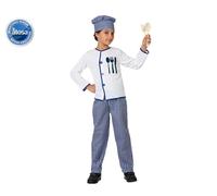 Costume cuoco bambino taglia 10/12 anni divisa chef pasticcere abito carnevale