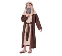 Costume da abitante del villaggio per ragazzi, costume da pantomima della natività, costume di Natale per ragazzi e ragazze, per Halloween, cosplay, celebrazioni per la Giornata mondiale del libro