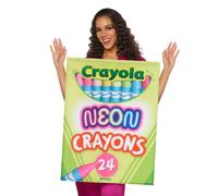 Costume Da Adulto Crayola Crayon Neon Box Quik Change™ | Taglia Unica