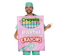 Costume Da Adulto Crayola Crayon Pastel Box Quik Change™ | Taglia Unica