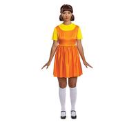 Costume Da Adulto Deluxe Della Bambola Young-Hee Di Squid Game