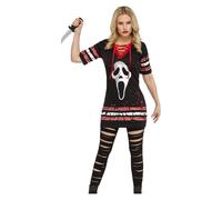Fun World Costume da donna in jersey con volto fantasma che vive l'hockey, taglia XL 14-16