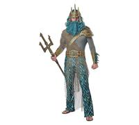 Costume Da Adulto Di Poseidone/Neptuno, Dio Del Mare