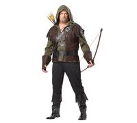 Costume Da Adulto Di Robin Hood Plus XX-Large