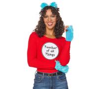 Costume Da Adulto Dr Seuss Thing 1 Thing 2 Quik Change™ | Taglia Unica