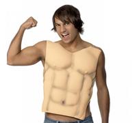 Costume Da Adulto Muscolo E Six Pack