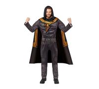 amscan - Costume da Adam nero da Adam con licenza ufficiale DC Comics per adulti, taglia: M - XL, Nero, L