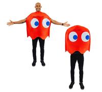 Costume Da Adulto PAC-MAN Fantasma BLINKY | Taglia Unica