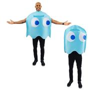 Costume Da Adulto PAC-MAN Fantasma INKY | Taglia Unica