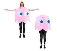 Costume Da Adulto PAC-MAN Fantasma PINKY | Taglia Unica