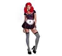Costume Da Adulto Sexy Rockin' Ragdoll Raggedy Ann