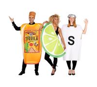 Costume Da Adulto Unisex Tequila, Lime E Sale | Taglia Unica
