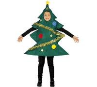 Costume da Albero Natale infantile S1-(5/6 anni)