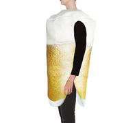 Costume da alcol, boccale da birra, abbigliamento divertente, per uomini, donne, cosplay, eventi, carnevale, servizi fotografici, bar, feste, vacanze