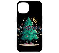 Costume da allenamento festivo con questo manubrio dell'albero di Natale Custodia per iPhone 13