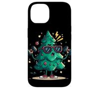Costume da allenamento festivo con questo manubrio dell'albero di Natale Custodia per iPhone 14