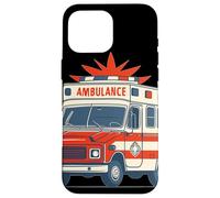 Costume da ambulanza per auto di emergenza Custodia per iPhone 16 Pro Max