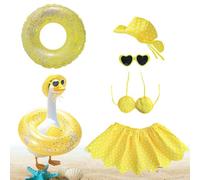 Costume da anatra, accessori esterni per anatre, costume da cosplay resistente alle intemperie, decorazione artistica esterna per matrimoni, feste a tema giardino ed eventi eleganti