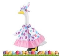 Costume da anatra da portico, decorazione da giardino con statua pasquale per oche da giardino, per parco da 58 cm, per parco, campeggio, cortile, esterno, patio, vacanze, eventi