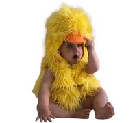 Costume da anatra per bambini di Halloween con cappuccio con cappuccio simpatico fusione di cotone in cotone costume unisex senza maniche per bambini costumi di Halloween per il palcoscenico per la f
