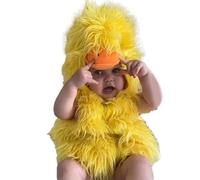 Costume da anatra per bambini Halloween con cappuccio grazioso fusione di cotone in cotone costume unisex senza maniche per bambini costumi di Halloween per il palcoscenico per la festa di cosplay, p