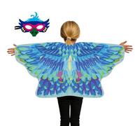 Costume da aquila per bambini, elegante, per cosplay, con gufo, mantello e maschera per esibizioni, per Carnevale, festa da ballo, compleanno, Halloween
