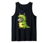 Costume da asino per amanti degli animali da dinosauro Trex per bambini e bambine Canotta