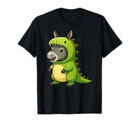 Costume da asino per amanti degli animali da dinosauro Trex per bambini e bambine Maglietta