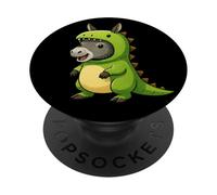 Costume da asino per amanti degli animali da dinosauro Trex per bambini e bambine PopSockets PopGrip Adesivo