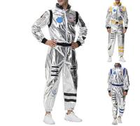Costume da astronauta da uomo e donna, in argento, astronauta, tuta spaziale, costume da astronauta, astronauta, spazio alieno, stella, api, viaggio nel tempo, scienziato 2026