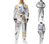Costume da astronauta da uomo e donna, in argento, astronauta, tuta spaziale, costume da astronauta, astronauta, spazio alieno, stella, api, viaggio nel tempo, scienziato 2026