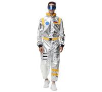 Costume da astronauta per adulti, per carnevale, cosplay, coppie, ispirato alla Terra errante, vestito spaziale per eventi a tema, costume completo con dettagli per giochi di ruolo e feste
