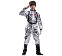 Costume da astronauta per bambini, costume da astronauta, tuta da astronauta, tuta spaziale, aliena, stella, spazio per bambini, ragazzi, ragazze, per feste di carnevale, cosplay
