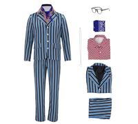 Costume da Austin Swinger Powers anni '60, costume divertente per Halloween