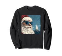 Costume da Babbo Natale da Marinaio con Bella Barca a Vela Felpa