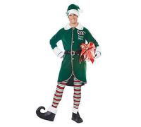 Costume Da Babbo Natale Elf Del Laboratorio Di Costumi Della California 01555