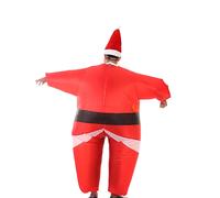 Costume da Babbo Natale gonfiabile, vestito operato, comodo vestito di Natale,