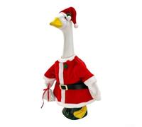 Costume da Babbo Natale per portico da 58,4 cm, con cappello | Include cappello, vestito, borsa regalo; si adatta a statua da 58,4 cm; vivace per il design rosso; decorazione perfetta per
