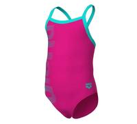 Costume da bagno 1 pezzo da bambina Arena Logo Rose 1/2 ans