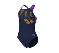 Costume da bagno 1 pezzo per bambina Arena V Back Blu 10/11 anni