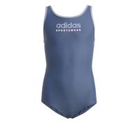 Costume da bagno a 1 pezzo senza schienale per bambina adidas Blu 5/6 anni