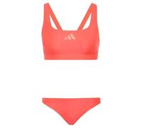 Costume da bagno a due pezzi donna con schiena a V adidas 3-Stripes Rose 36